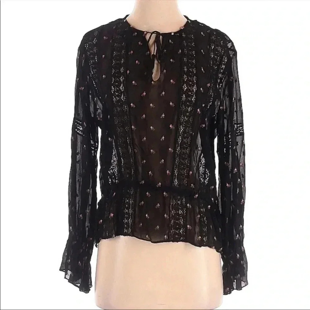 ULLA JOHNSON Elke Blouse Size 2